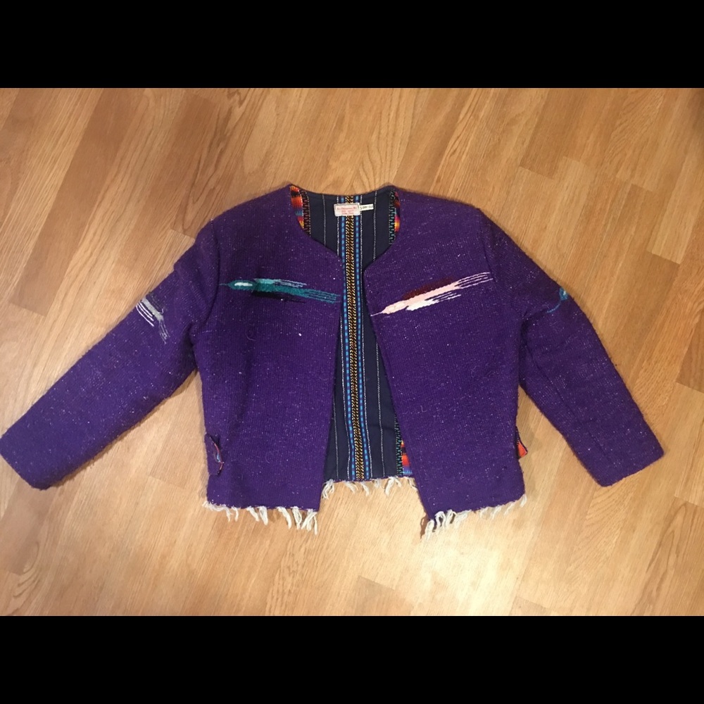 Mexican Blanket Bolero Jacket